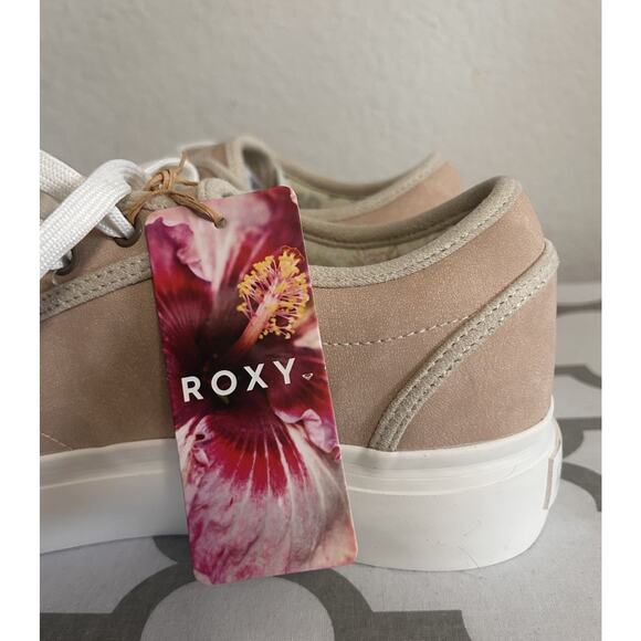 NEW Roxy Cruizer LX Women's Size 9 Tan Oxford Sneakers - Picture 7 of 9